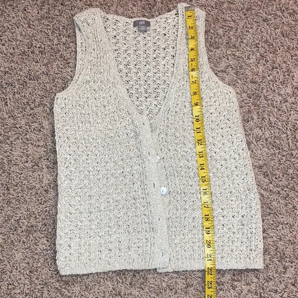 J. Jill Cream Knit Vest - Picture 7 of 7